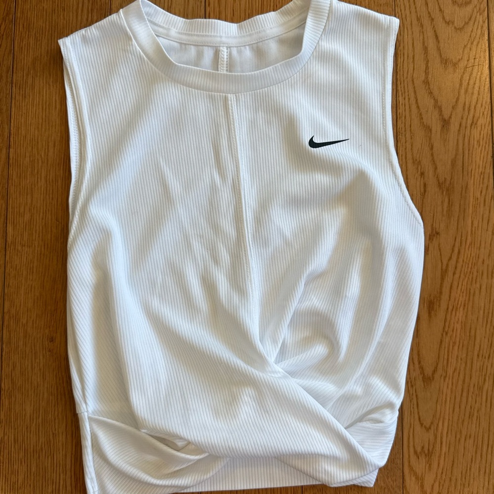 Nike Women's White Muscle Tee